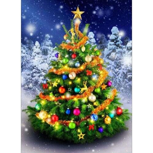 Full Square/Round Drill Diamond Embroidery 5D DIY Diamond Painting "Christmas tree"Cross Stitch Kit Mosaic Picture Decor Gift
