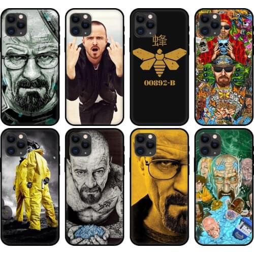 Black tpu case for iphone 5 5s se 6 6s 7 8 plus x 10 cover for iphone XR XS 11 pro MAX case Heisenberg Breaking Bad