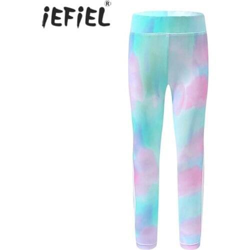 Girl Stretchy Skinny Pants Trousers Girl Leggings Pants Sports Stripe Leggings for Girls Kids Children Clothes Trousers 4-14 Y