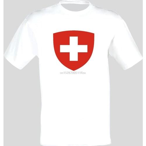 Coat Of Arms Of The Switzerland Swiss Arms Flag T-Shirt All Sizes