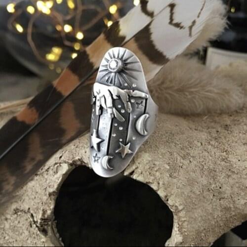 Geometric Woven Anti-Allergy Diamond Magic Trendy Ring Halloween Ornaments