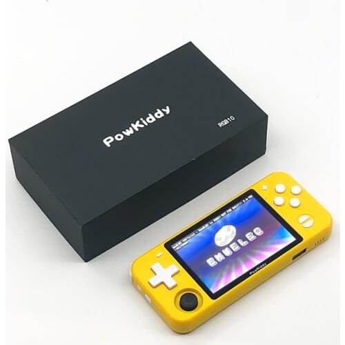 RGB10 MAX Game Console 5.0inch IPS Screen Video Game Player Open Source System Retro Game Handheld PS1 Game Player rgb10