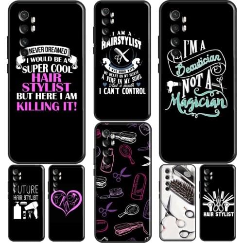 Hair Stylist Tools hairstyle Funda For POCO X3 Pro F3 M3 Case For Xiaomi Mi 11 Ultra Mi Note 10 Lite 9T 10T Pro Cover