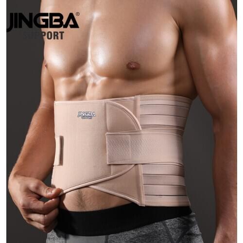 JINGBA SUPPORT Fitness Corset Slimming Sweat Belt Waist Trainer Men Back Support Waist Protection Factory wholesale Dropshipping