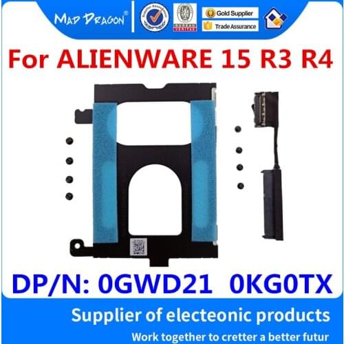 MAD DRAGON Brand Laptop Hard Drive Bracket Caddy HDD Disk Drive cable for Dell Alienware15 R3 R4 ALW15 0GWD21 GWD21 0KG0TX KG0TX