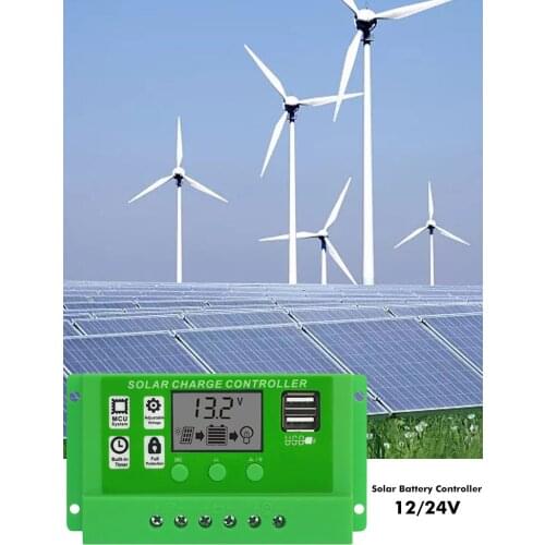 Solar Battery Controller LCD Solar Charger Regulator droshipping