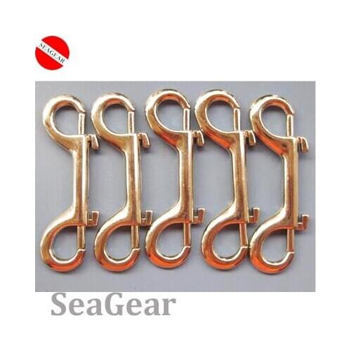 Copper double ended clip for scuba diving clip