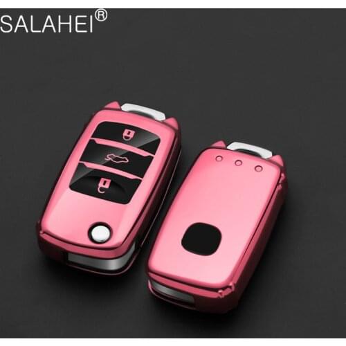 Soft TPU Car Key Cover Case Holder Set Protector For Changan CS75 EADO CS35 RAETON CS15 V3 V5 V7 Auto Remote Key Accessories