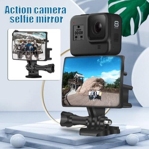 Newly Action Camera Selfie Mirror Vlog Live Accessories Hd Display Multi-Function Stable and Durable