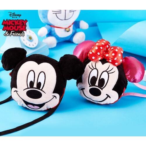 2019 new Disney authentic cartoon handbag little girl diagonal Mickey Minnie Donald Duck cute coin purse crossbody bags