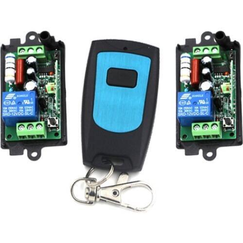 New AC 220V 1CH RF Wireless Remote Control Switch System,315/433 MHZ 1 waterproof Transmitter And 2 Receiver SKU:5012