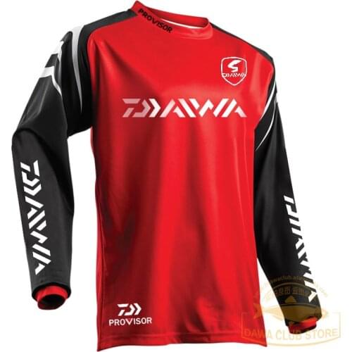 DAIWA Fishing Clothing Quick-Drying Sun UV Protection T Shirt Vests Sports Clothes Fishing Clothes Fishing Shirts Cycling Wear