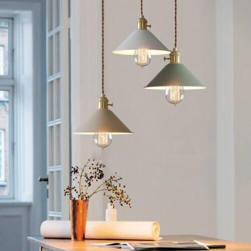 Nordic led light industrial light fixture glass for kitchen crystal hanging lamp luzes de teto hanglampen lampes suspendues