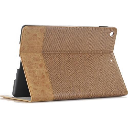 Smart Sleep Case for New IPad 9.7 2017 2018 A1822 A1823 Tablet Patchwork Style PU Leather Folding Stand Cover Funda + Flim + Pen