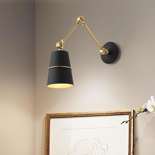Modern Foldable Retractable Wall Lamp American Retro Industrial Wall Lights Living Room Bedroom Lights Study Creative Wall Lamps