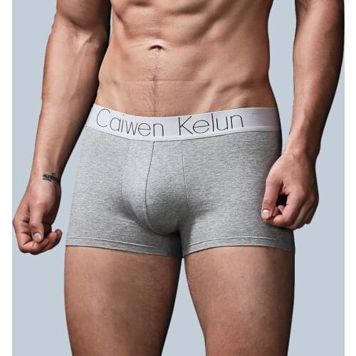 Caiwen Kelun briefs underwear swimwear Men Mens underwear boxer pants cotton breathable loose large Boxer shorts