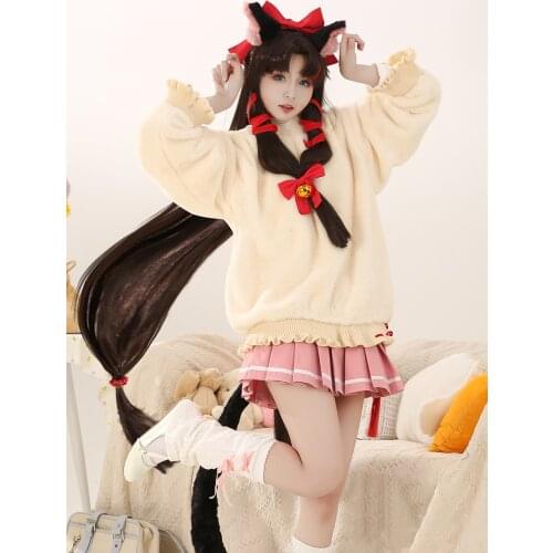 Anime Game Onmyoji SSR Yuanjieshen Daily Uniform Cute Dress Christmas Outfit Cosplay Costume Women Halloween Free Shipping 2021