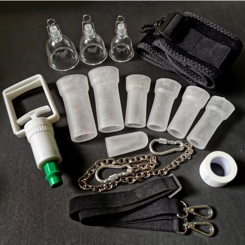 Male Penis Vacuum Enlargement System Penis Enlarger Stretcher Vacuum Pump Penis Extender Penis Hanger Phallosan Toy For Adult 18