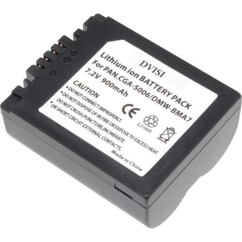 1Pc CGA-S006 CGR CGA S006E S006 S006A BMA7 DMW BMA7 Rechargeable Battery for Panasonic DMC FZ7 FZ8 FZ18 FZ28 FZ30 FZ35 FZ38 FZ50