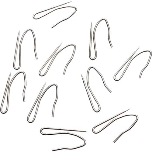 10 Pcs Stainless Steel Curtain Pleater Tape Hooks Stainless Curtain Pleat Hook