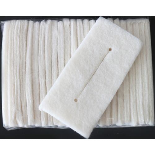 25pcs Salon hair perming cotton pad Barber perm hair rod patch curl wave crimp high temperature accessory styling tools