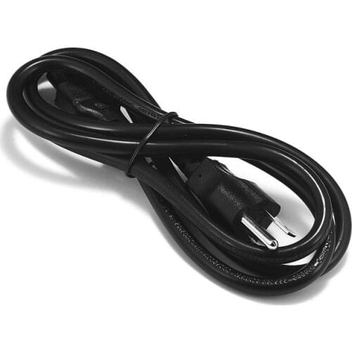 30pcs Laptop Power Supply Cord 3 Prong USA Plug 1.2m IEC C5 Power Adapter Cord For Dell HP Samsung Laptop LG TV