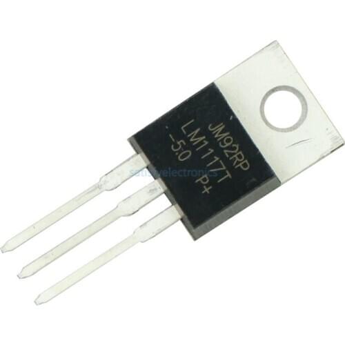 5PCS NEW LM1117T-5.0 TO-220 LM1117T-5 TO220 5V 800mA LM1117 Low-Dropout Linear Regulator NEW