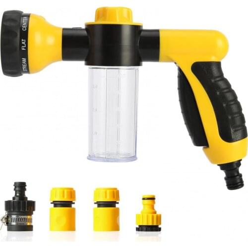 60% Hot Sales!!! Car Wash Foam Sprayer 8 Modes Adjustable Hose Water Blaster with Quick Connectors to Any Garden Hose for Home C
