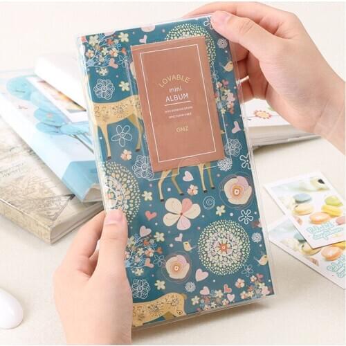 84 Pockets Polaroid Photo Album PVC Instant Photo Scrapbook Fujifilm Instax Mini Album Photo Baby Family For Photos Stamps