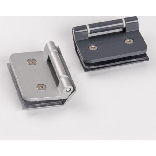 8x5.5cm Flat Open Glass Partition Door Aluminum Hinge