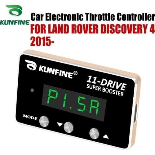 KUNFINE Car Electronic Throttle Controller Racing Accelerator Potent Booster For LAND ROVER DISCOVERY 4 2015-After Tuning Parts