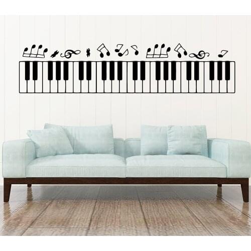 Free shipping Piano Decorative Sticker Waterproof Home Decor Living Room Bedroom Diy Pvc Home Decoration Accessories