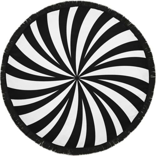 Quick dry Beach leisure resort creative swimming towel Microfiber Bath Towels yoga mat shawl bandage round tassel пляжный коврик