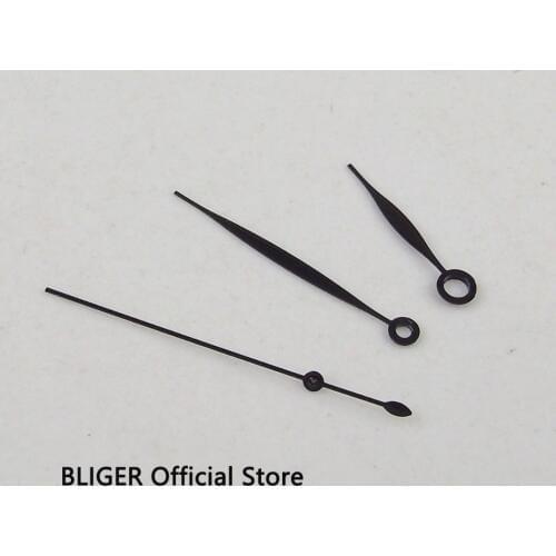 Stainless Steel Black Watch Hand Fit For ETA 2824 Automatic Movement Mens Watch Parts for Repair Tools