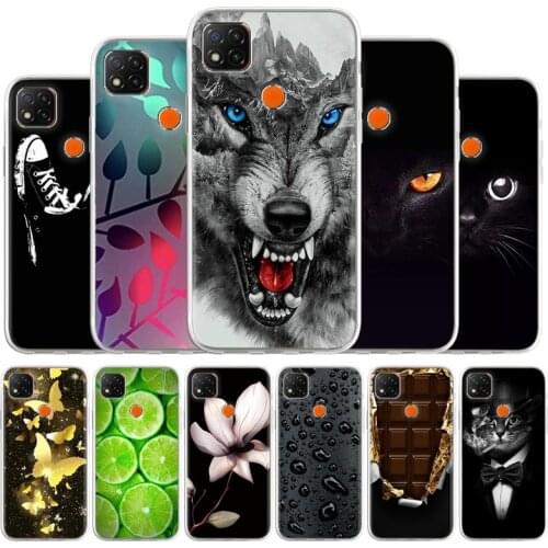 For Redmi 9C NFC Case For Xiaomi Redmi 9C 9 C NFC Soft Silicone Back Cover Case Redmi 9C NFC 2020 Cute Cat Phone Bumper Shell