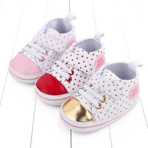 Baby Shoes Boy Girl cute Sneaker Cotton Soft Sole Newborn Infant Anti-Slip First Walkers Toddler Casual Canvas Crib Shoes