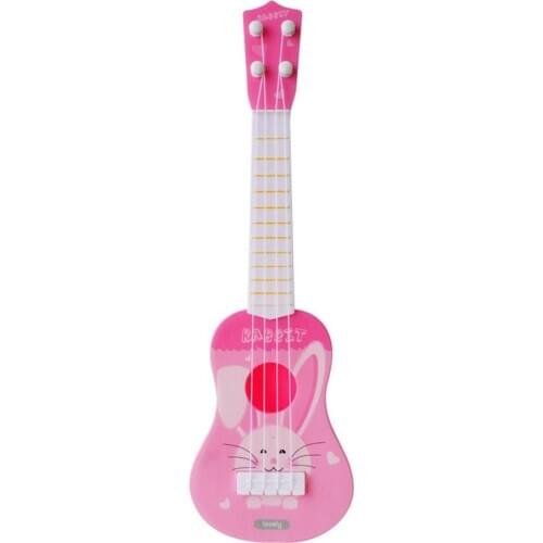 Children Trumpet Simulation Instrument Ukulele Mini Four-string Playable Musical Ukulele for child Guitar Music Toy