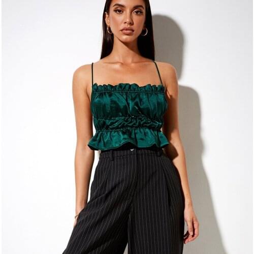 Elegant Women Satin Top Summer Sexy Camis Crop Top Female Office Outwear Top Camis Blusas Y2k Top Corset Dropshipping