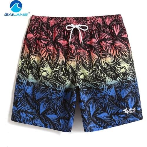 Gailang Brand Mens Casual Shorts Beach Swimwear Board Short 2020 Summer Men Boardshorts Quick Dry Swimsuits Man Jogger Trunks