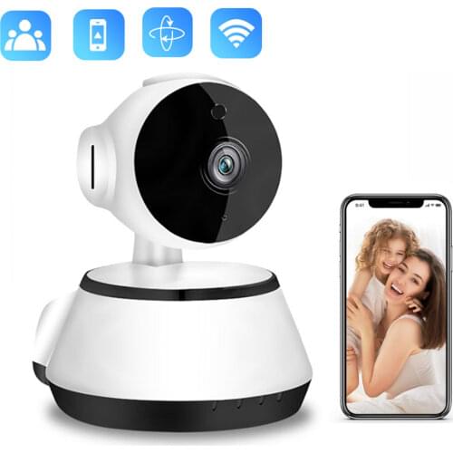 HD Smart Home Wifi Camera Indoor IP Security Video Surveillance Motion Detection Night Vision for Baby / Nanny / Pet Wi-Fi Cam