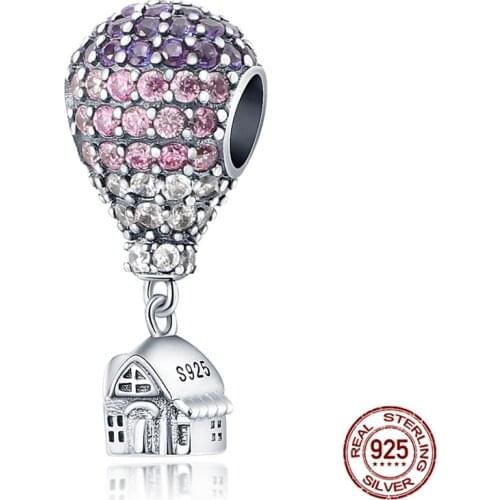 HOT SALE 925 Sterling Silver O Pendant fit Original 3mm Necklace DIY Charm Bead Jewelry For Women GIFT