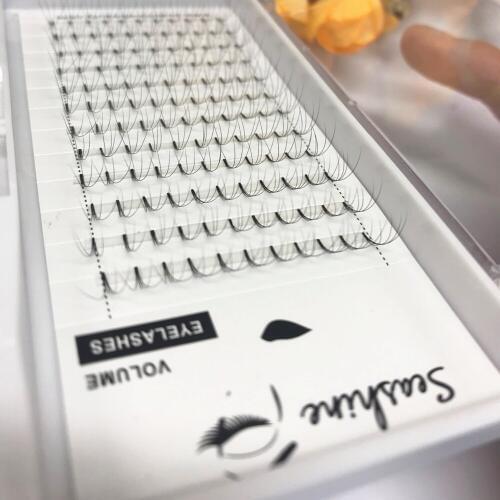 2018 New Style Eyelashes Extension Premade Fans Volume Lashes Custome Logo Handmade Classic Lashes Extension Free Shipping