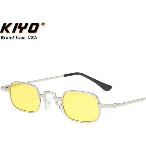 KIYO Brand 2020 New Women Men Square Sunglasses Metal Classic Sun Glasses High Quality UV400 Driving Eyewear 2883