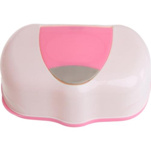 Plastic Wet Wipes Storage Case Box Refillable Container 80 Sheets