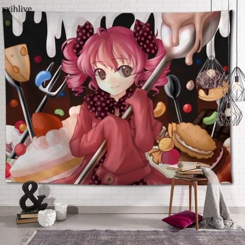 Customized Charlotte Hanging Fabric Background Wall Covering Home Decoration Blanket Tapestry Bedroom,Living Room Wall Decor