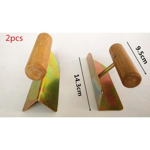 2pcs 14.3cm Inside Drywall Corner Trowel Plastering Tools for Construction