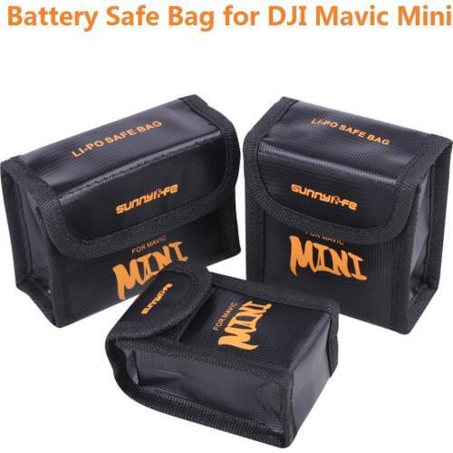 Sunnylife Battery Safe Bag Explosion-proof Battery Protective Storage Bag for DJI Mavic Mini Battery