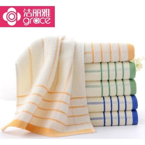 Three pack grace Face towel 6949,Pure cotton,Comfortable face towel,Strong water absorption,76x34cm,90g