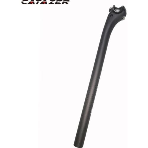 Bicycle Seat Posts Carbon Fiber Road/Mtb 3K Gloss/Matte Offset Seat Post 25.4/27.2/30.8/31.6 Ultra-light Bicycle Seatpost