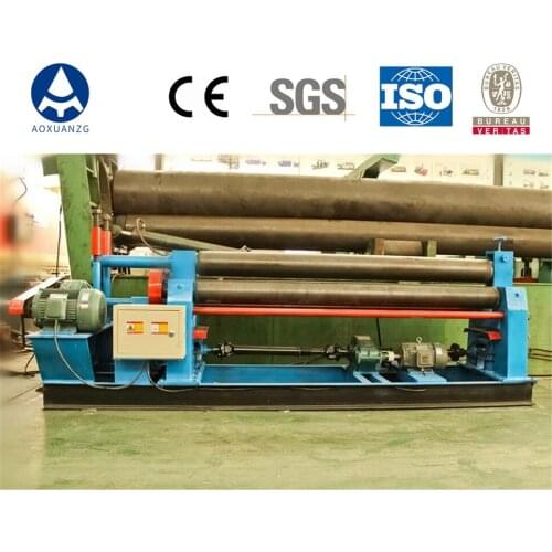 W11-12x2500mm Automatic Rolling Bending Machine For 12mm 2500mm Carbon Steel